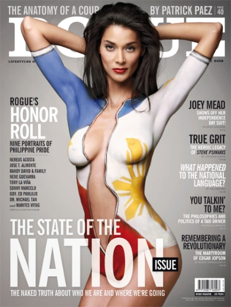 Joey Mead in a contested magazine cover in 2008